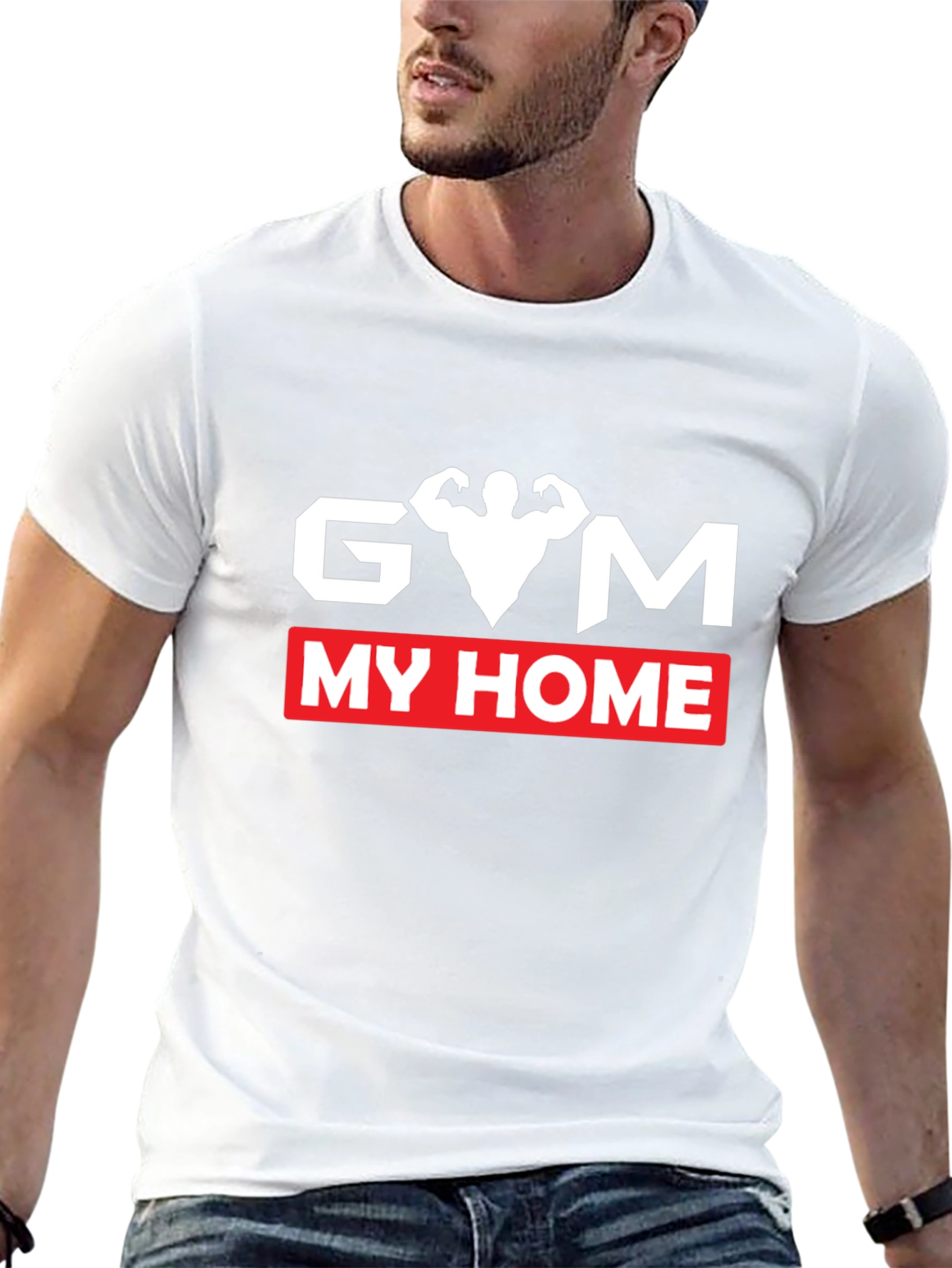 Gym My Home Black T-Shirt