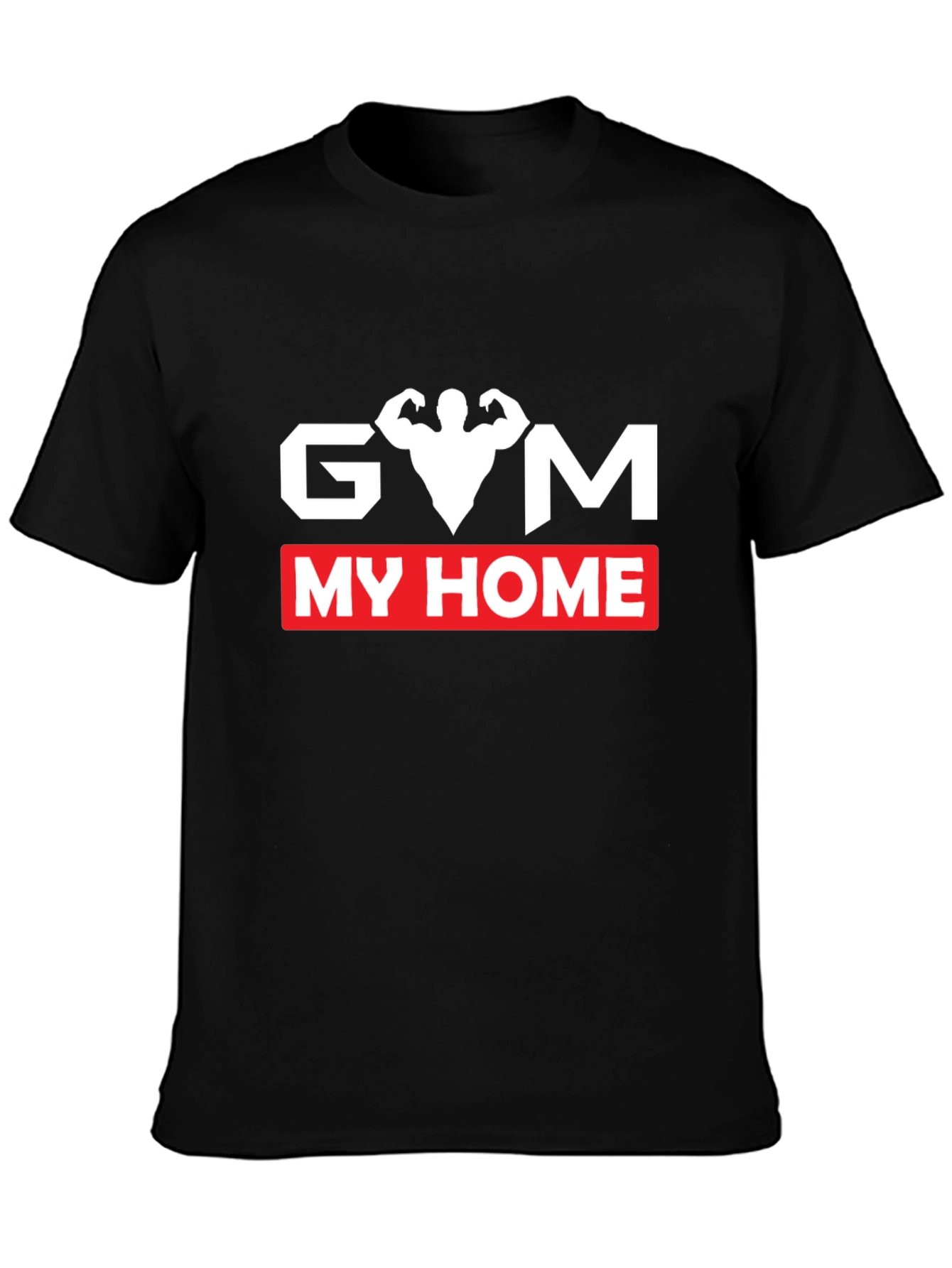 Gym My Home Black T-Shirt