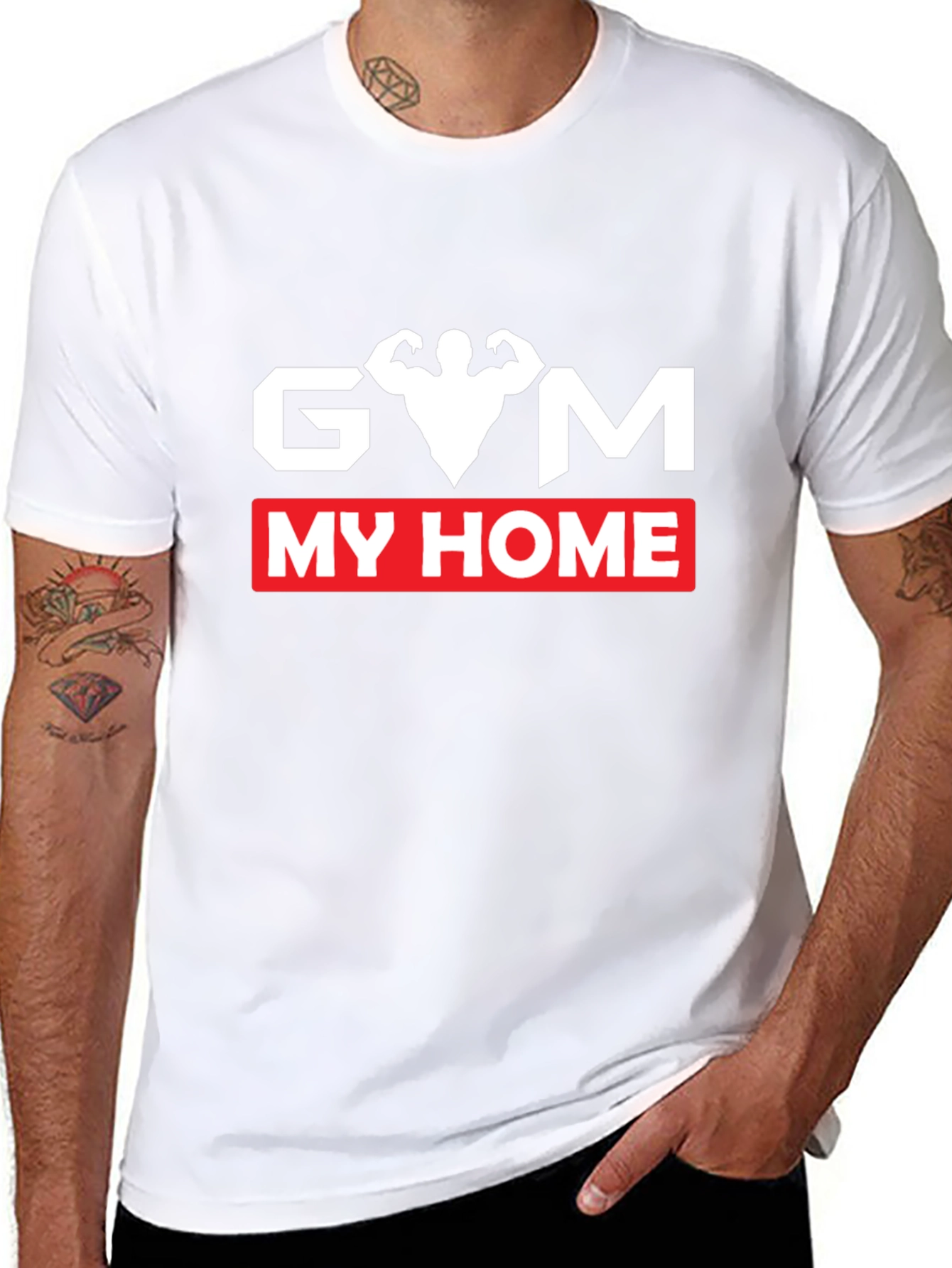 Gym My Home Black T-Shirt