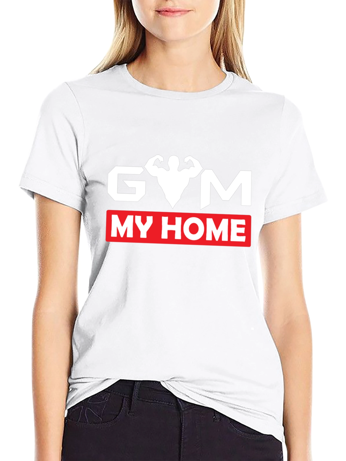 Gym My Home Black T-Shirt