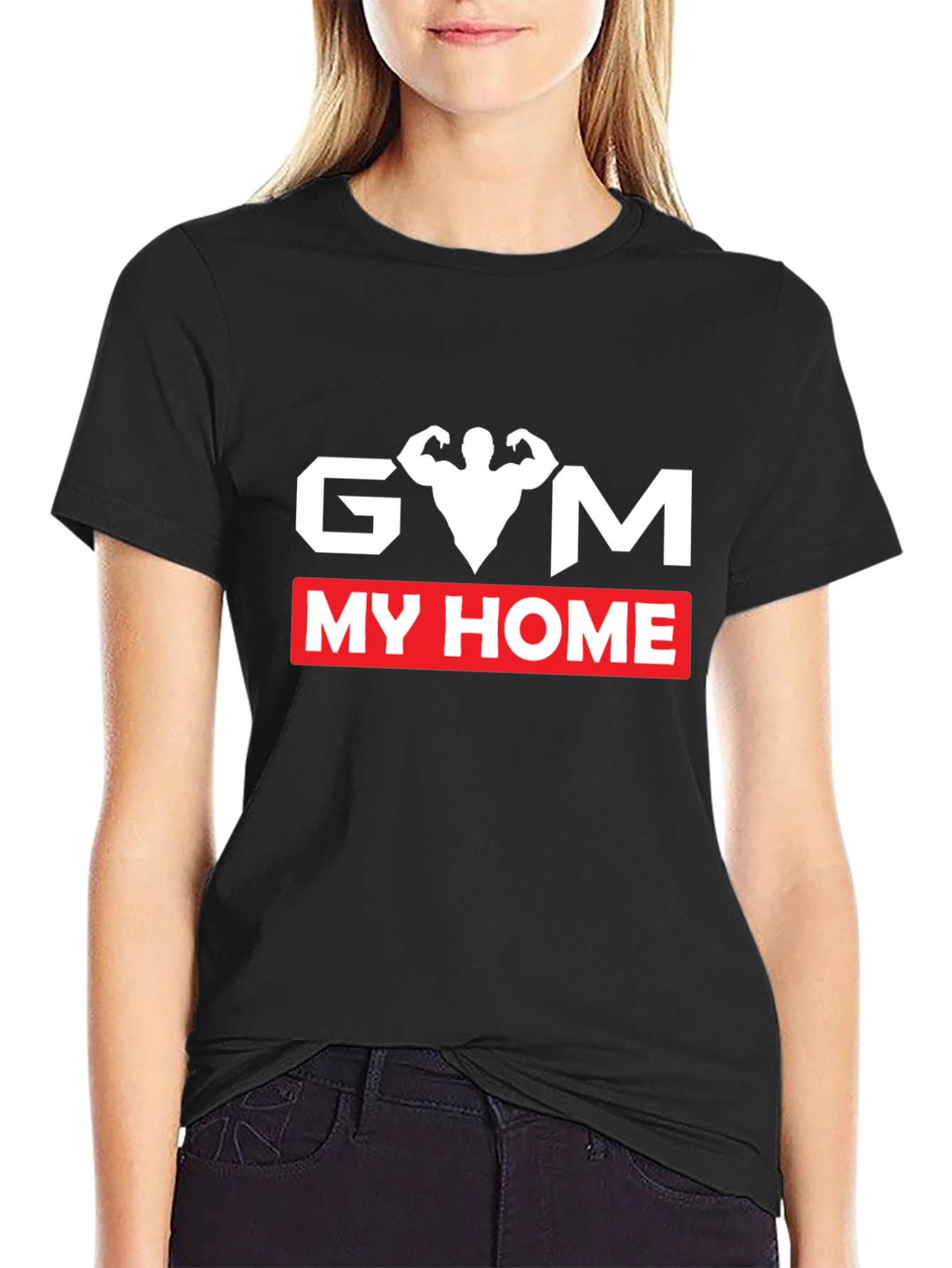 Gym My Home Black T-Shirt