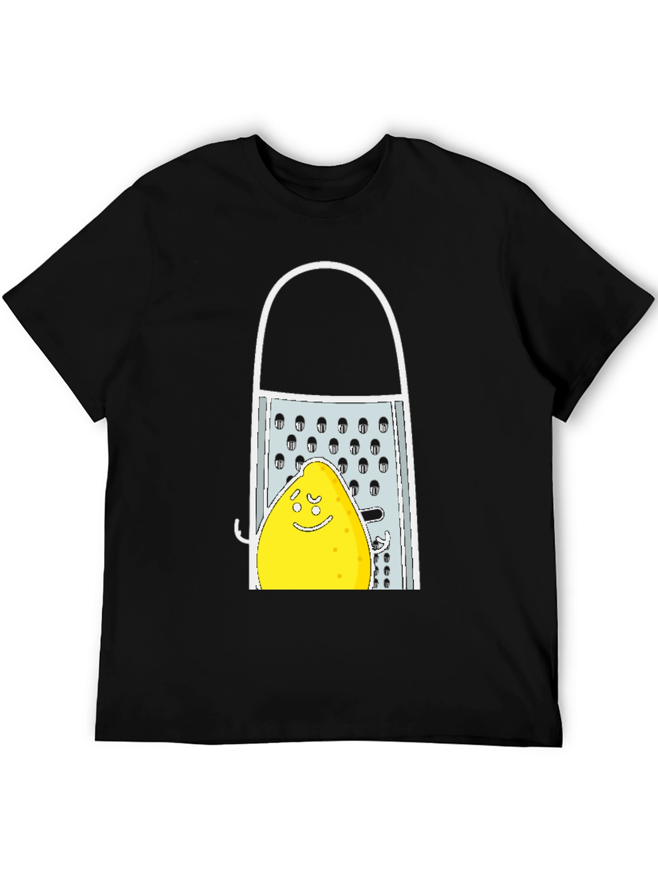 Funny Lemon vs Grater Graphic Tee - Novelty Shirt