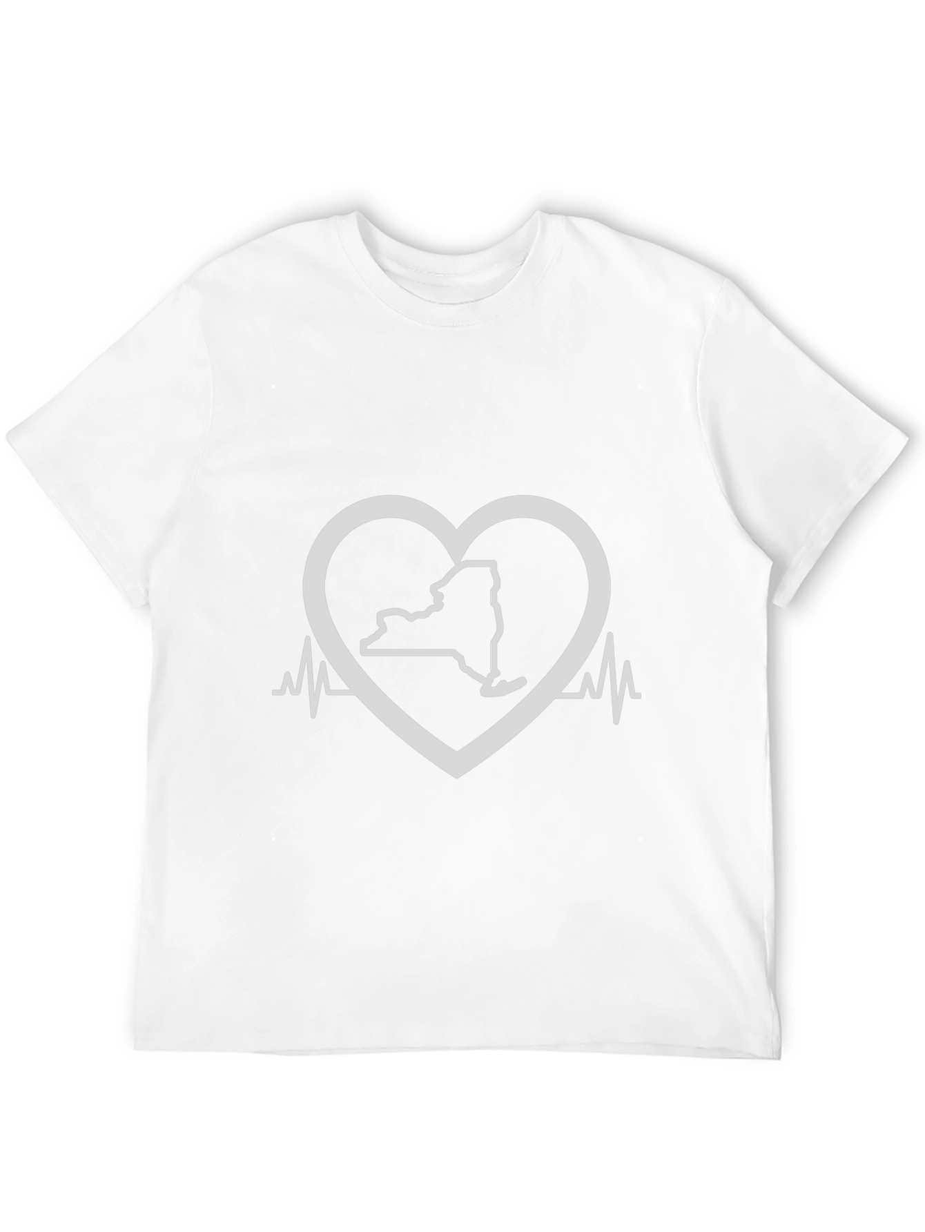 Love New York State Black T-Shirt