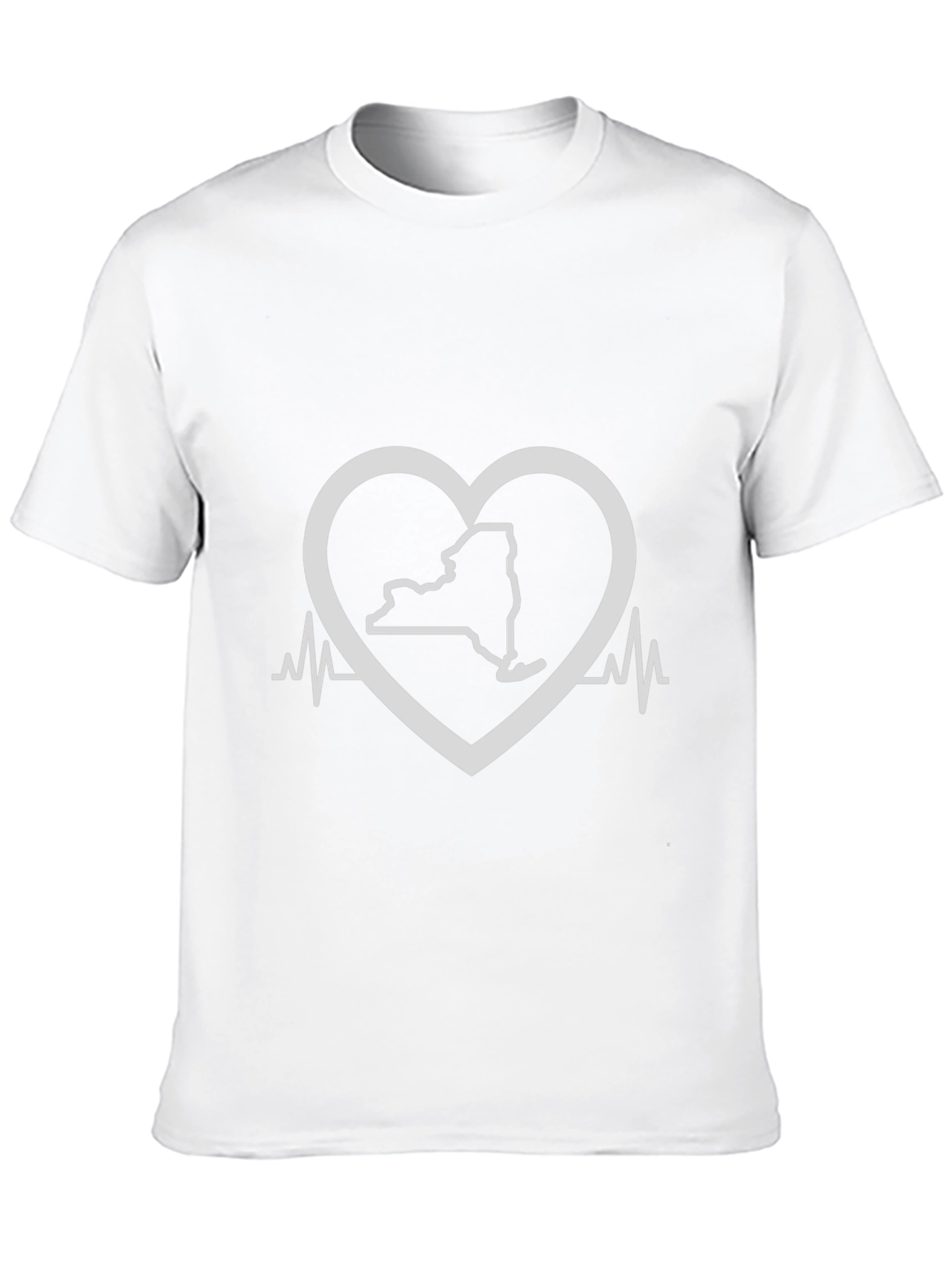 Love New York State Black T-Shirt
