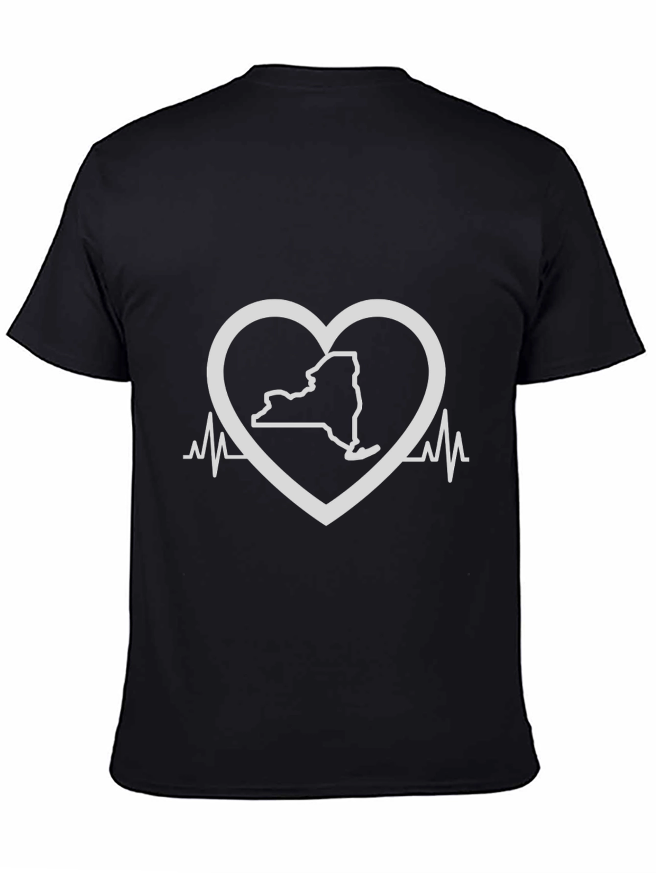 Love New York State Black T-Shirt