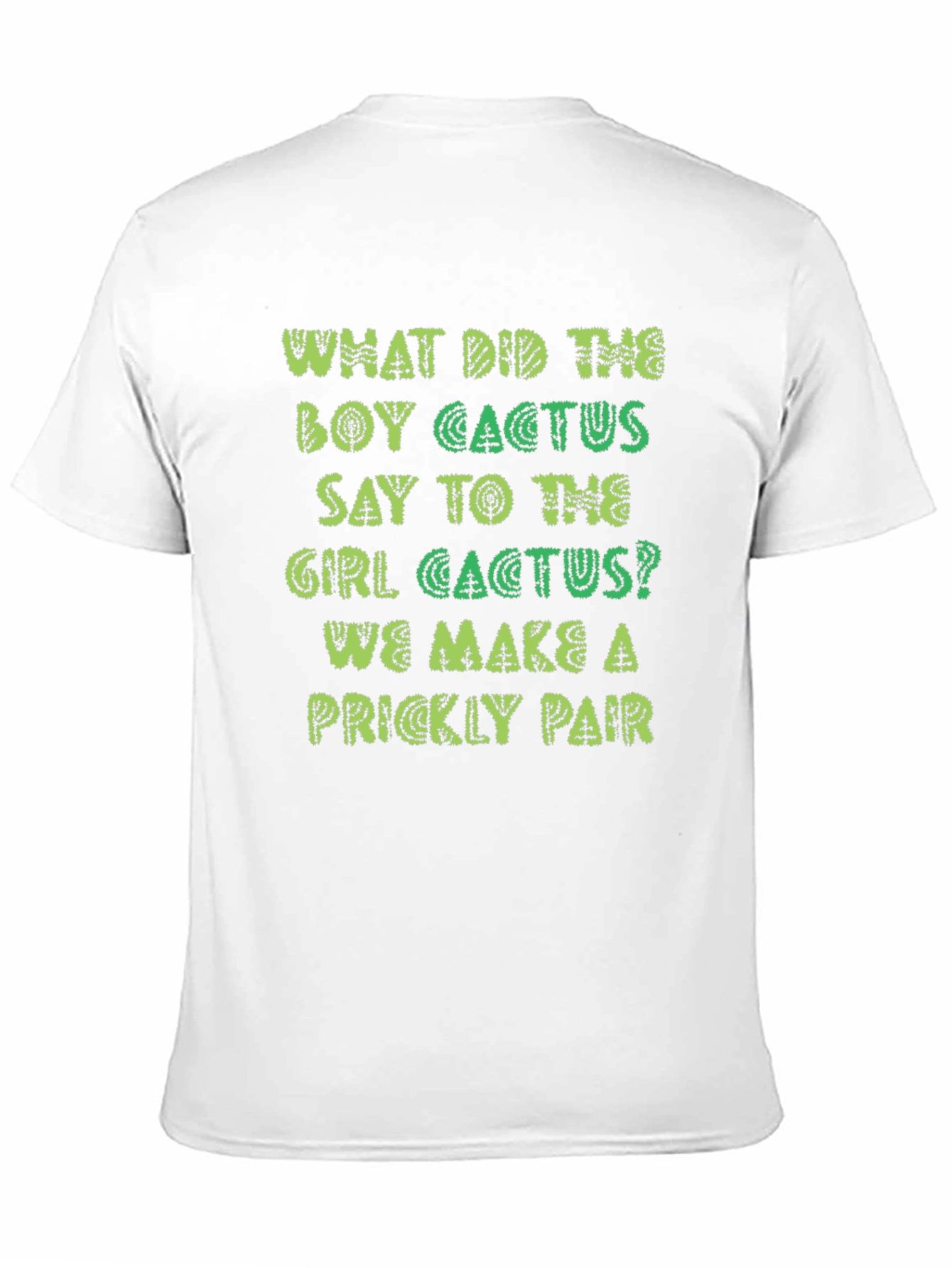 Prickly Pair Cactus Joke Graphic T-Shirt