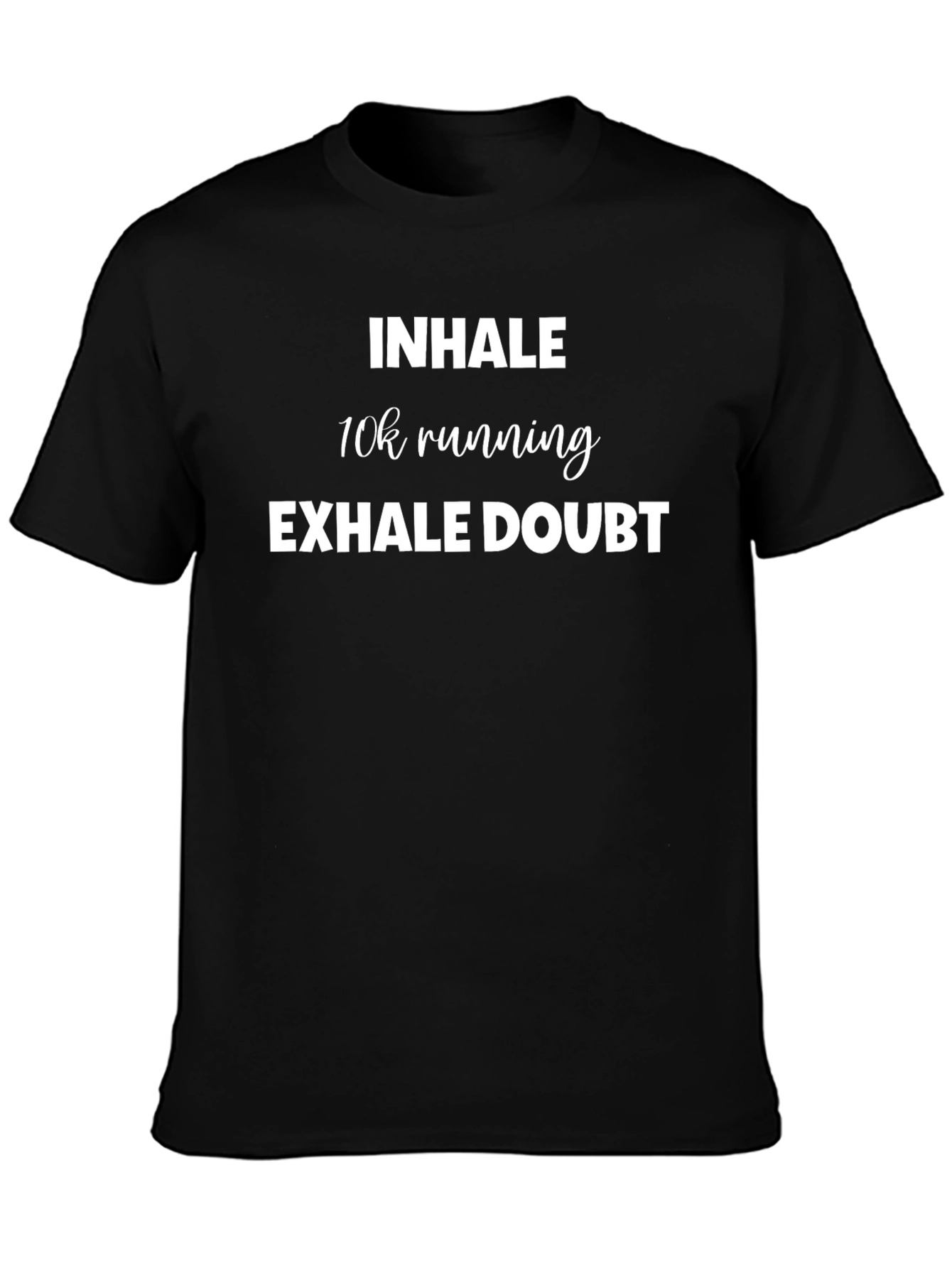 Inhale Exhale 10k Running T-Shirt - Black
