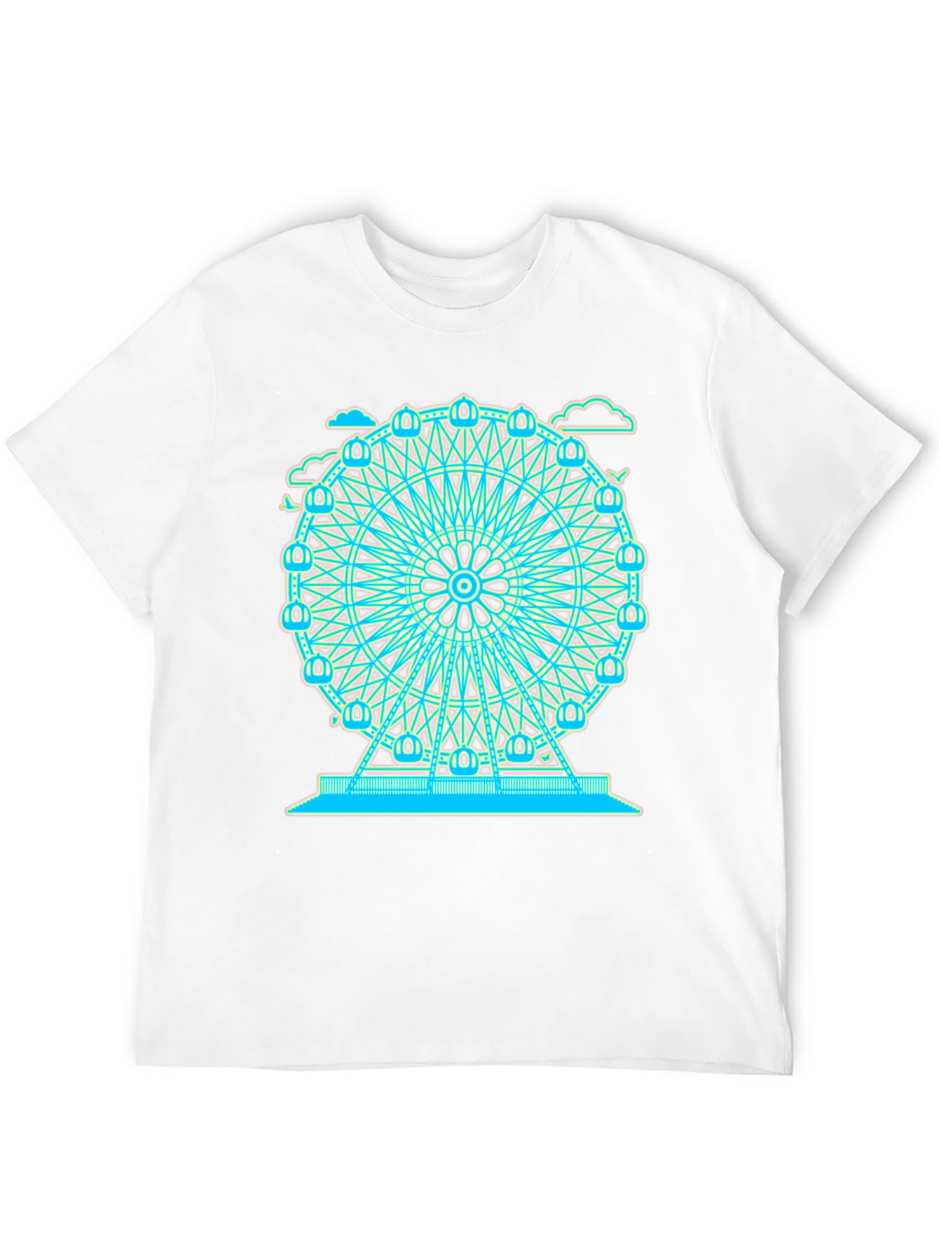 Ferris Wheel Graphic Tee - Black