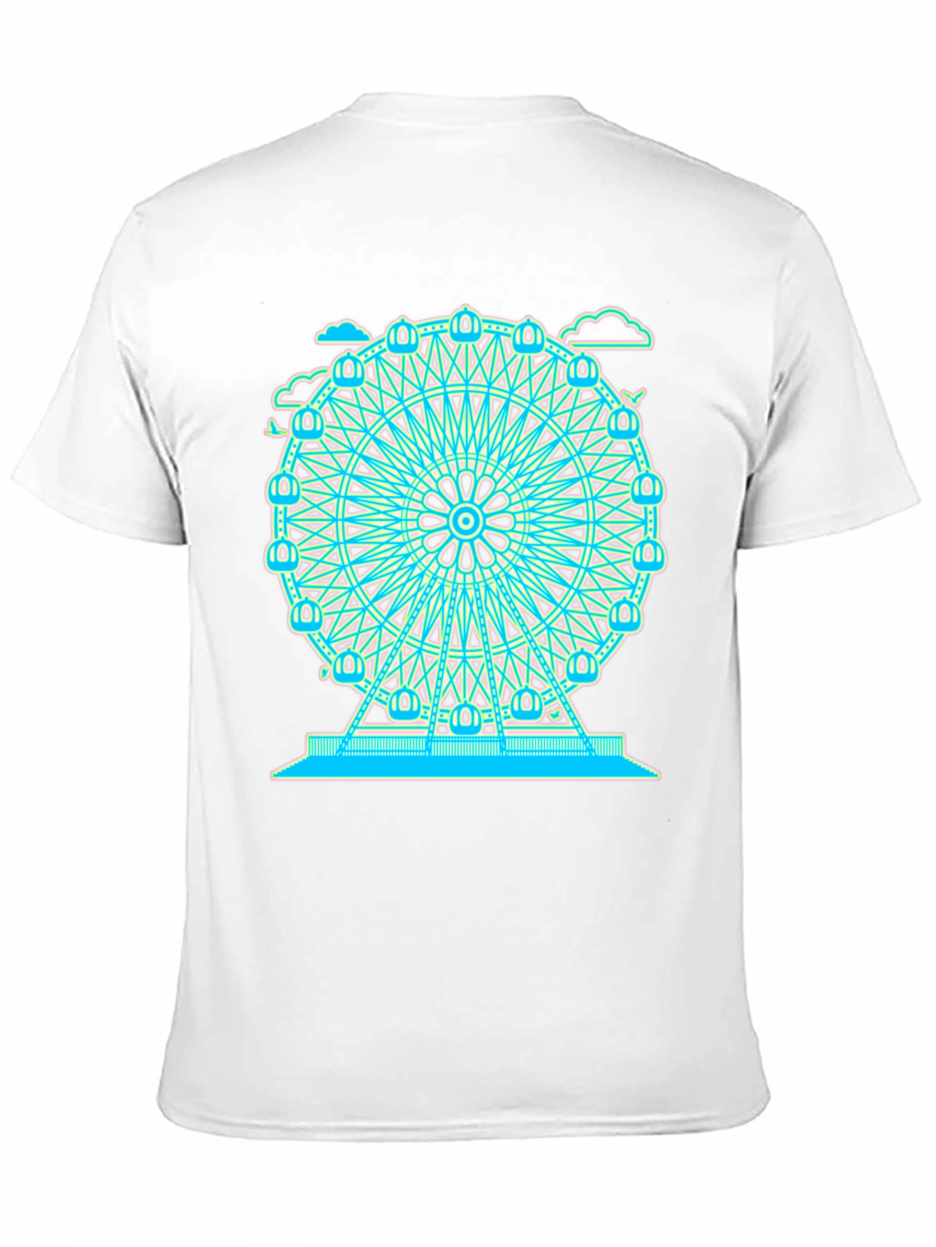 Ferris Wheel Graphic Tee - Black