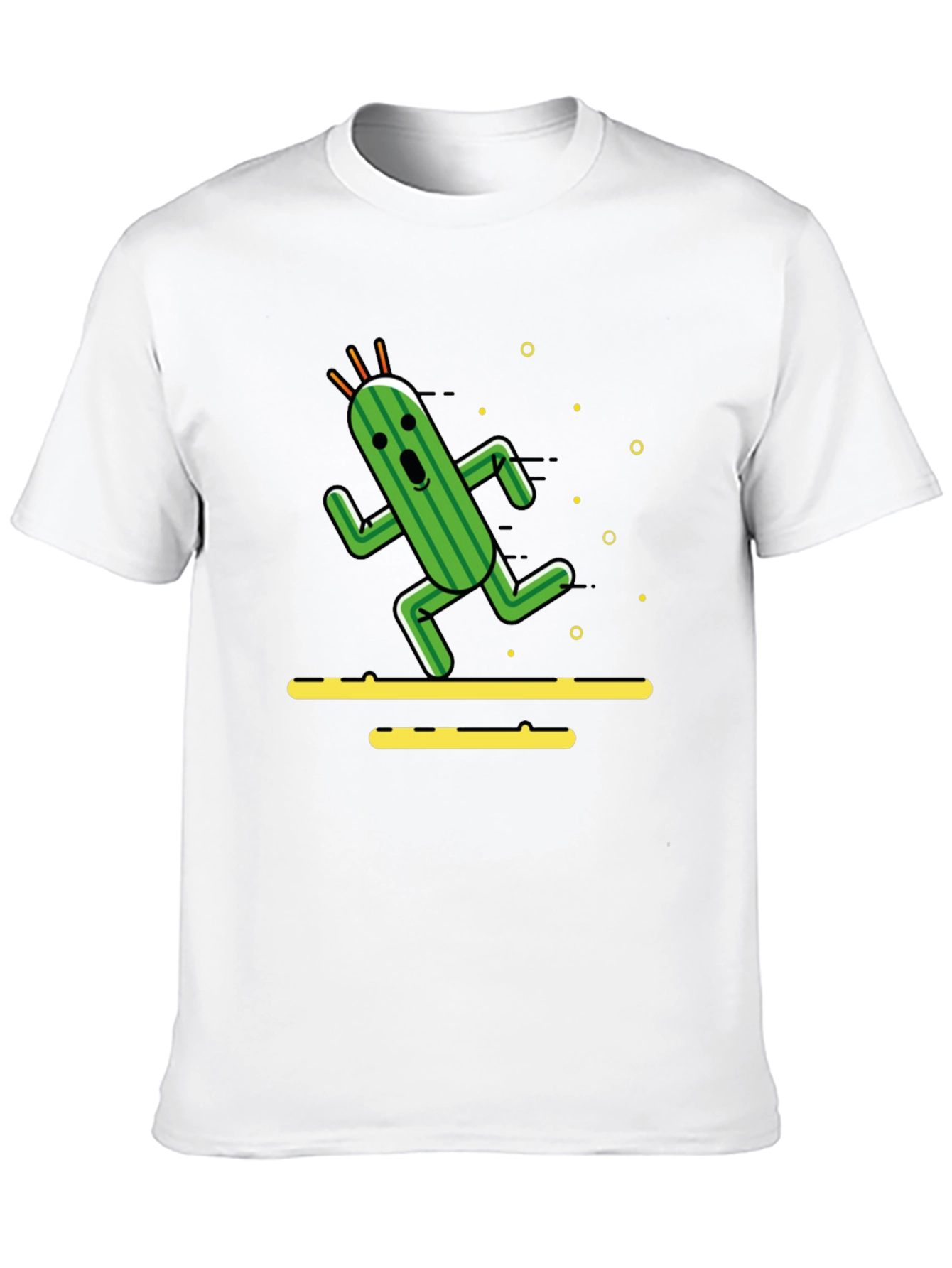 Running Cactus T-Shirt - Funny Graphic Tee