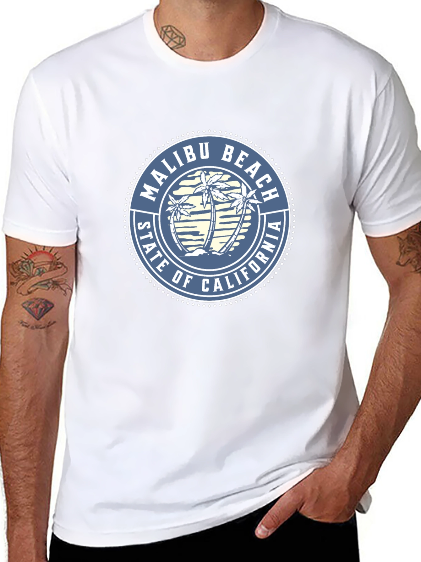 Malibu Beach California Graphic Tee