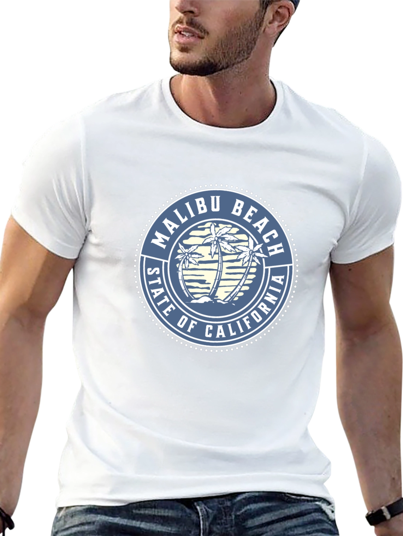 Malibu Beach California Graphic Tee