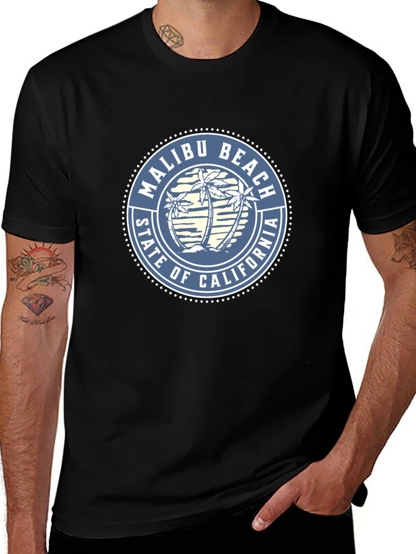 Malibu Beach California Graphic Tee