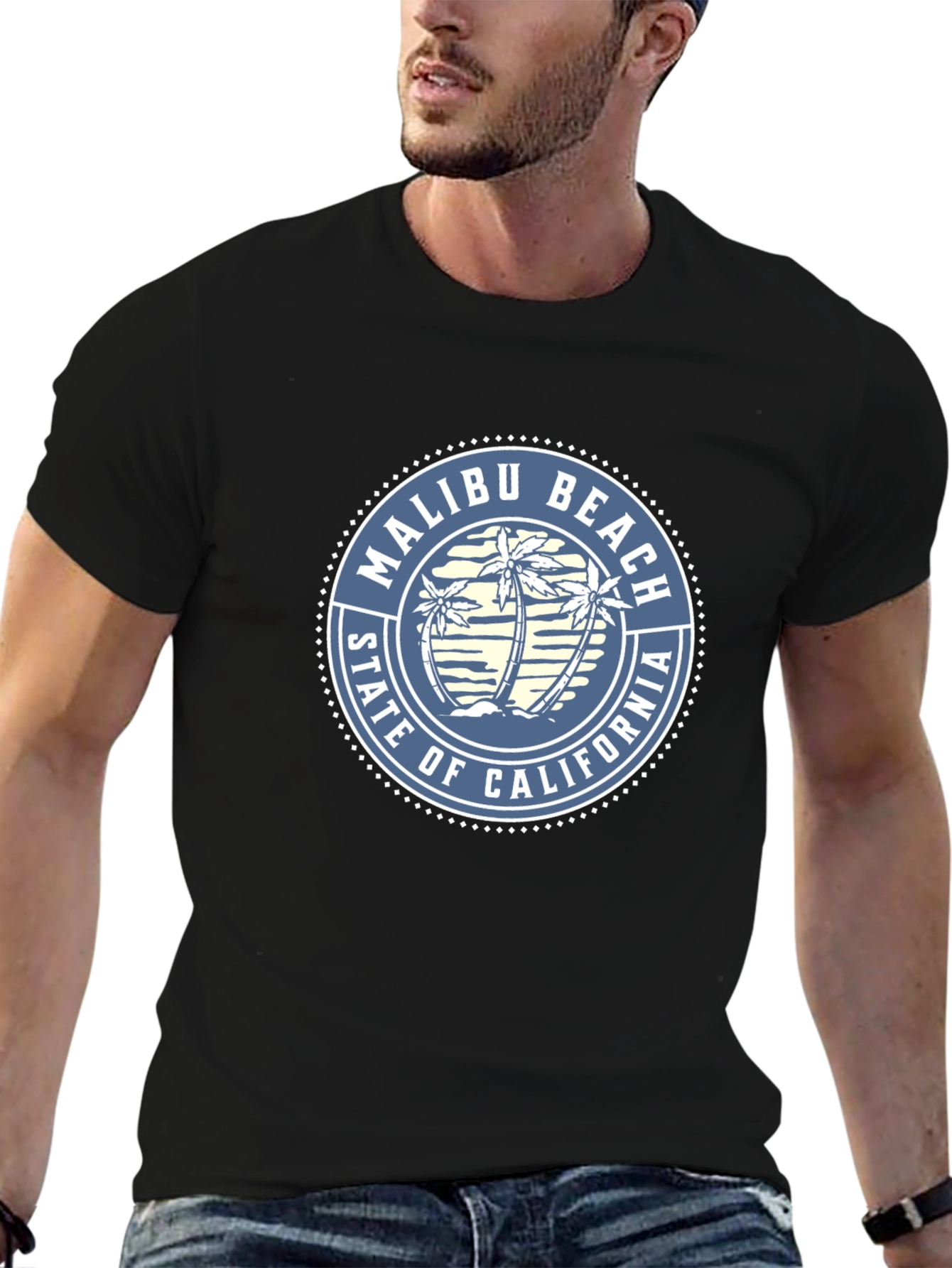 Malibu Beach California Graphic Tee