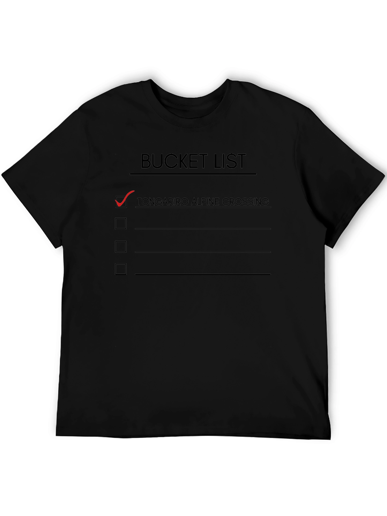 Bucket List Tongariro Alpine Crossing T-Shirt