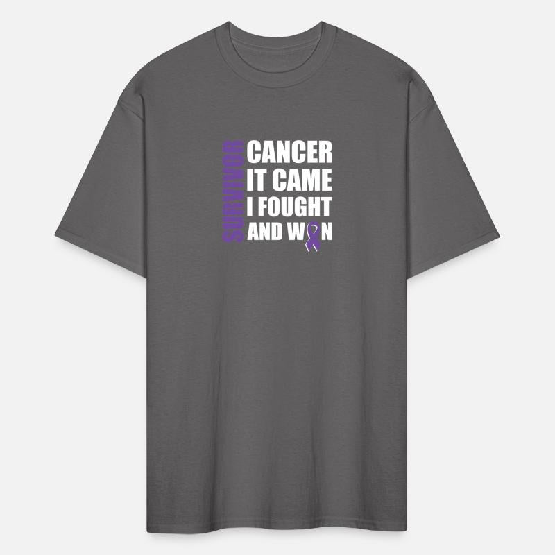 Pancreatic Cancer Fight Cancer Ribbon