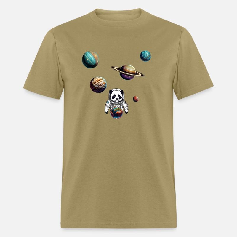 Panda Astronaut Explores The Planets Colour