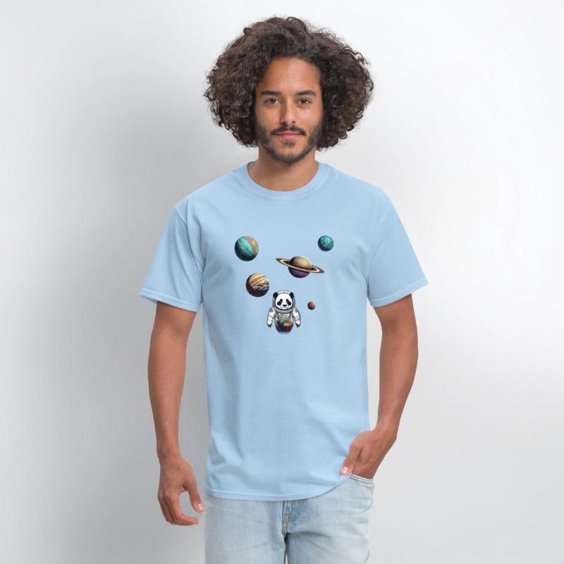 Panda Astronaut Explores The Planets Colour