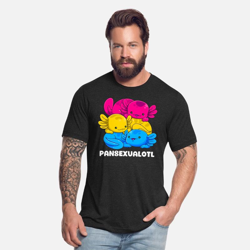 Pansexual Axolotl Pride Flag Pansexualotl LGBTQ Pr