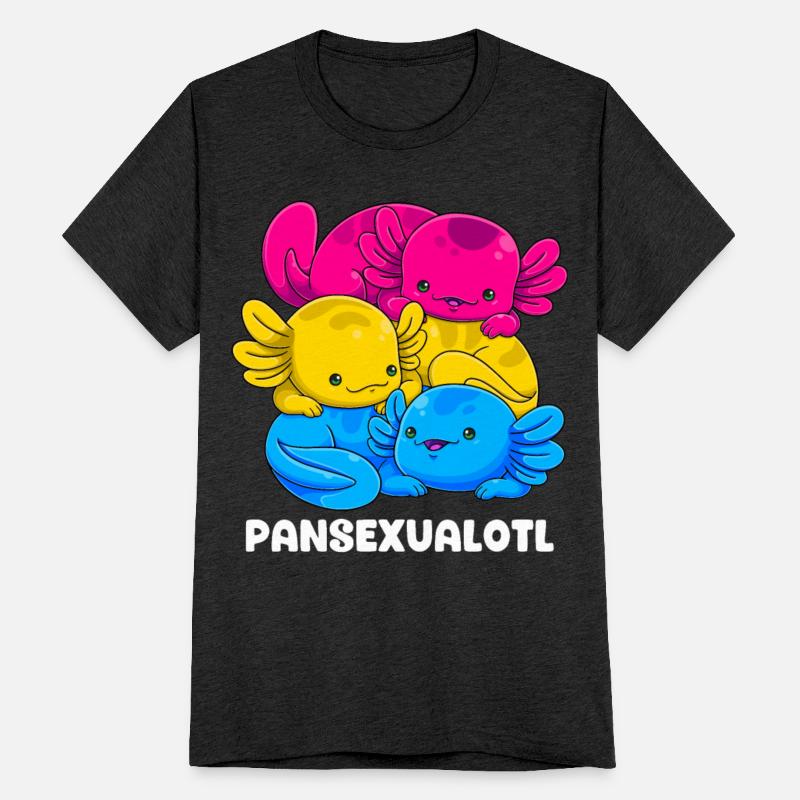 Pansexual Axolotl Pride Flag Pansexualotl LGBTQ Pr