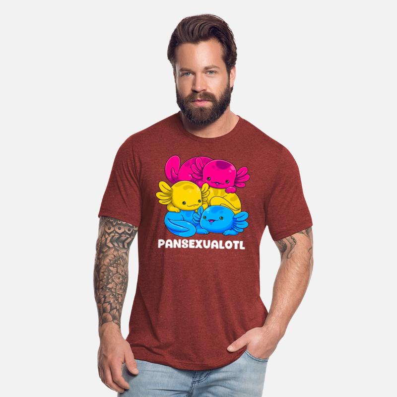 Pansexual Axolotl Pride Flag Pansexualotl LGBTQ Pr
