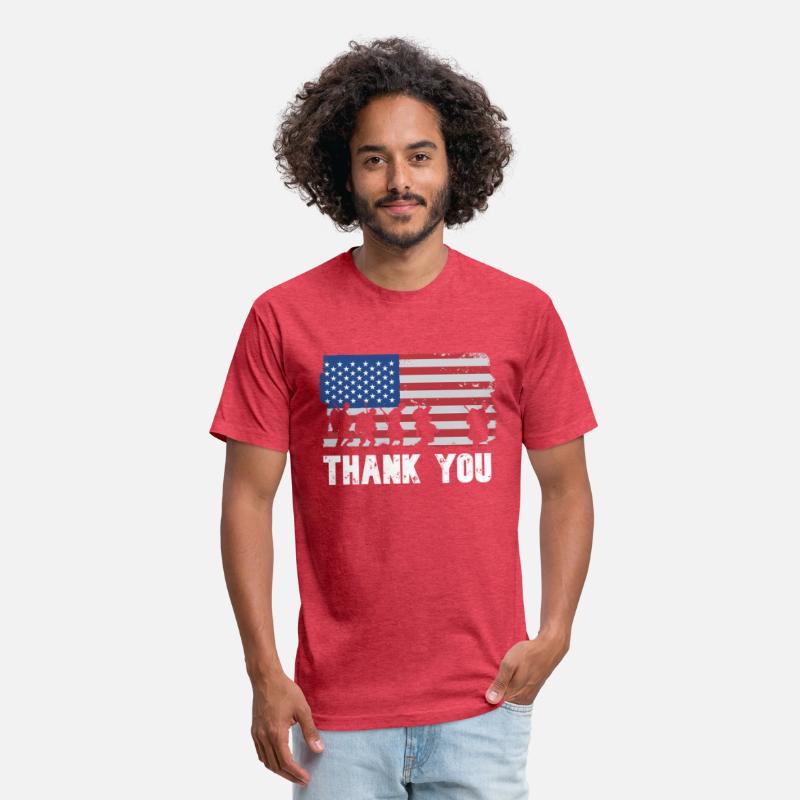 Patriotic American Flag Thank You Veterans Day For
