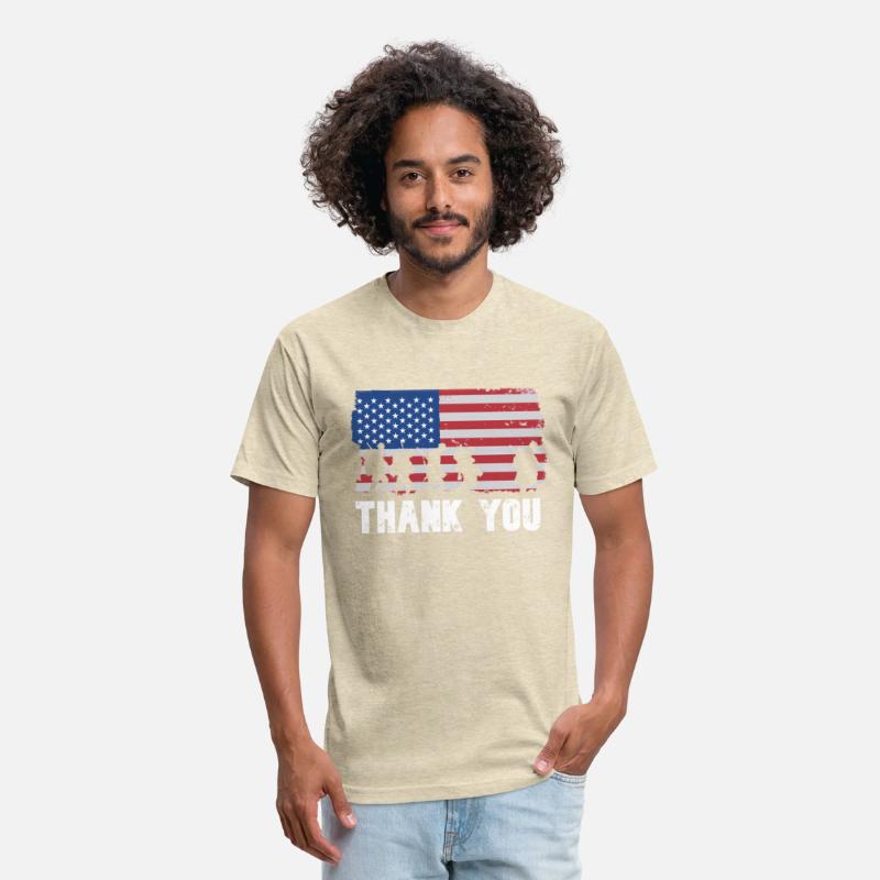 Patriotic American Flag Thank You Veterans Day For