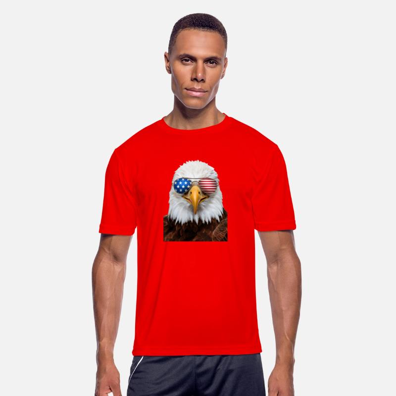 Patriotic Bald Eagle