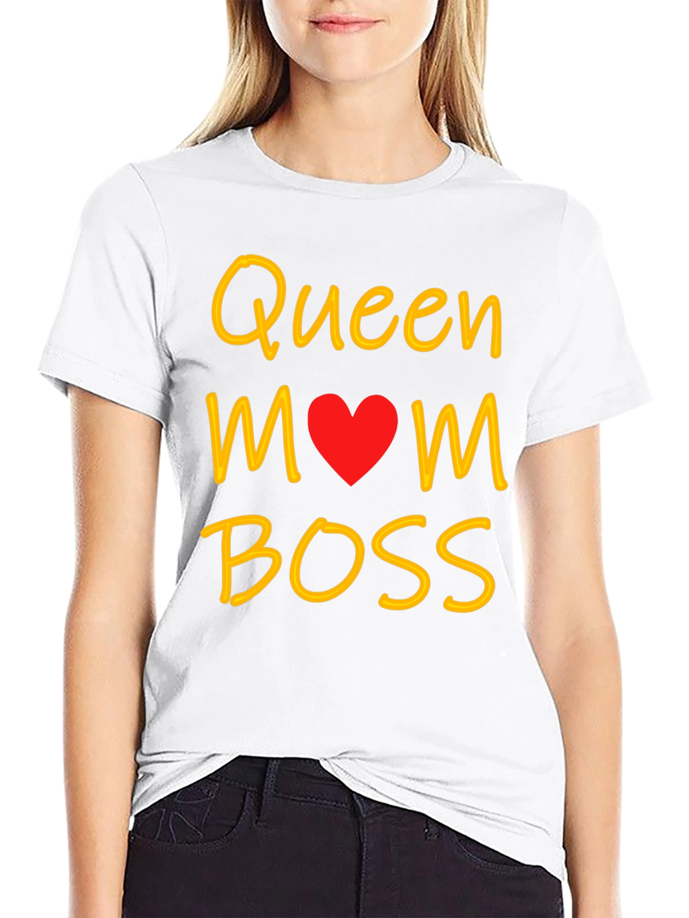 Queen Mom Boss Graphic T-Shirt