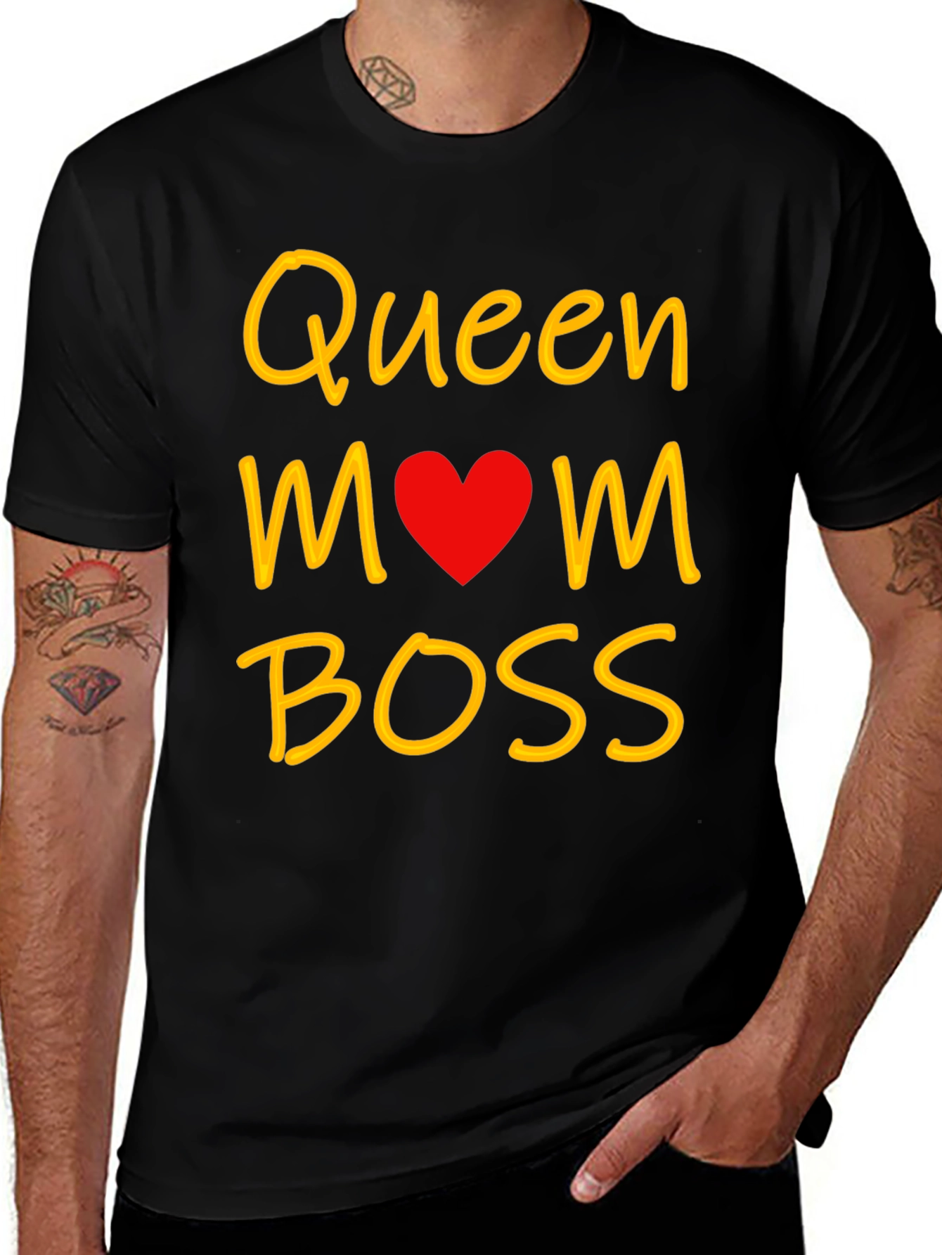 Queen Mom Boss Graphic T-Shirt