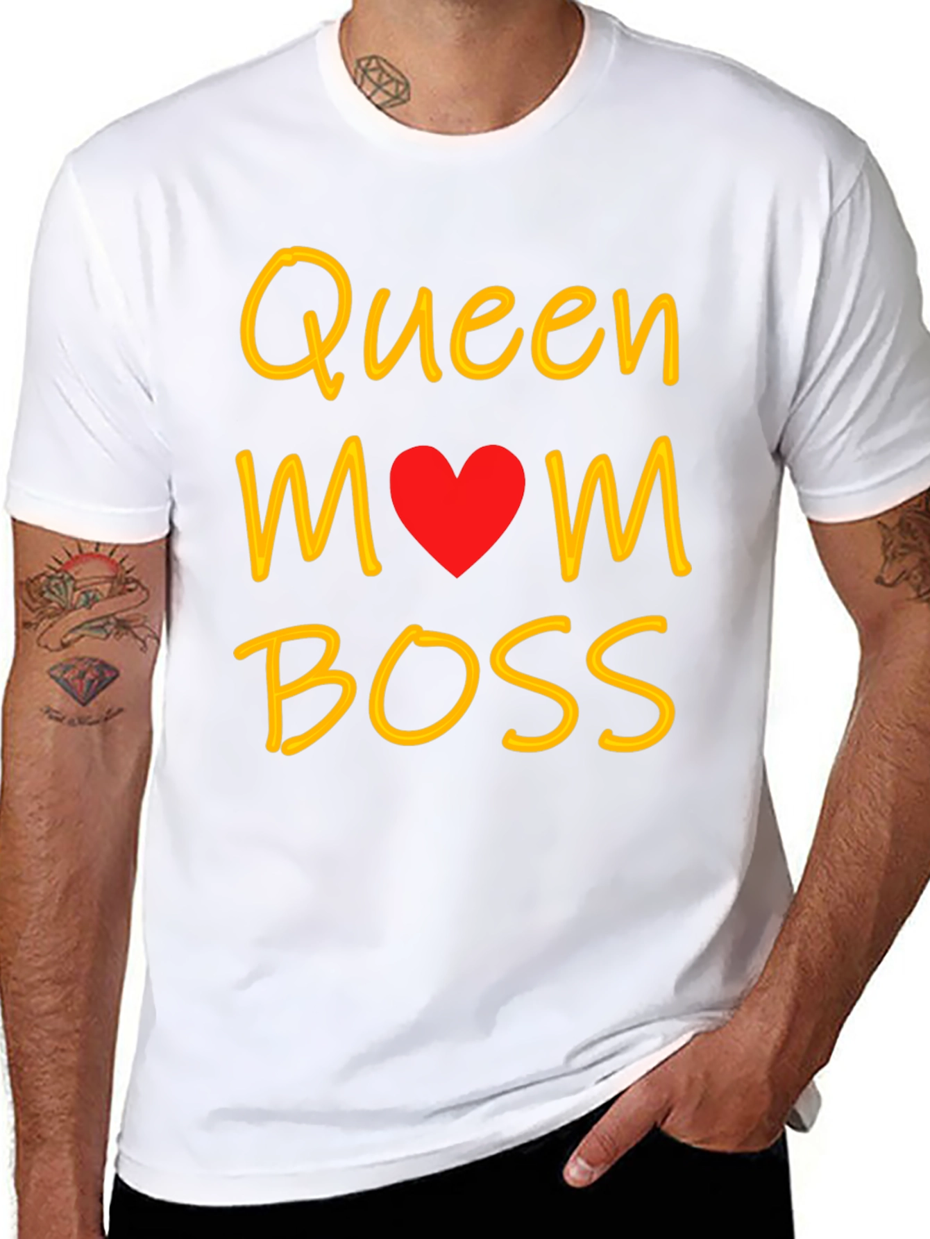 Queen Mom Boss Graphic T-Shirt