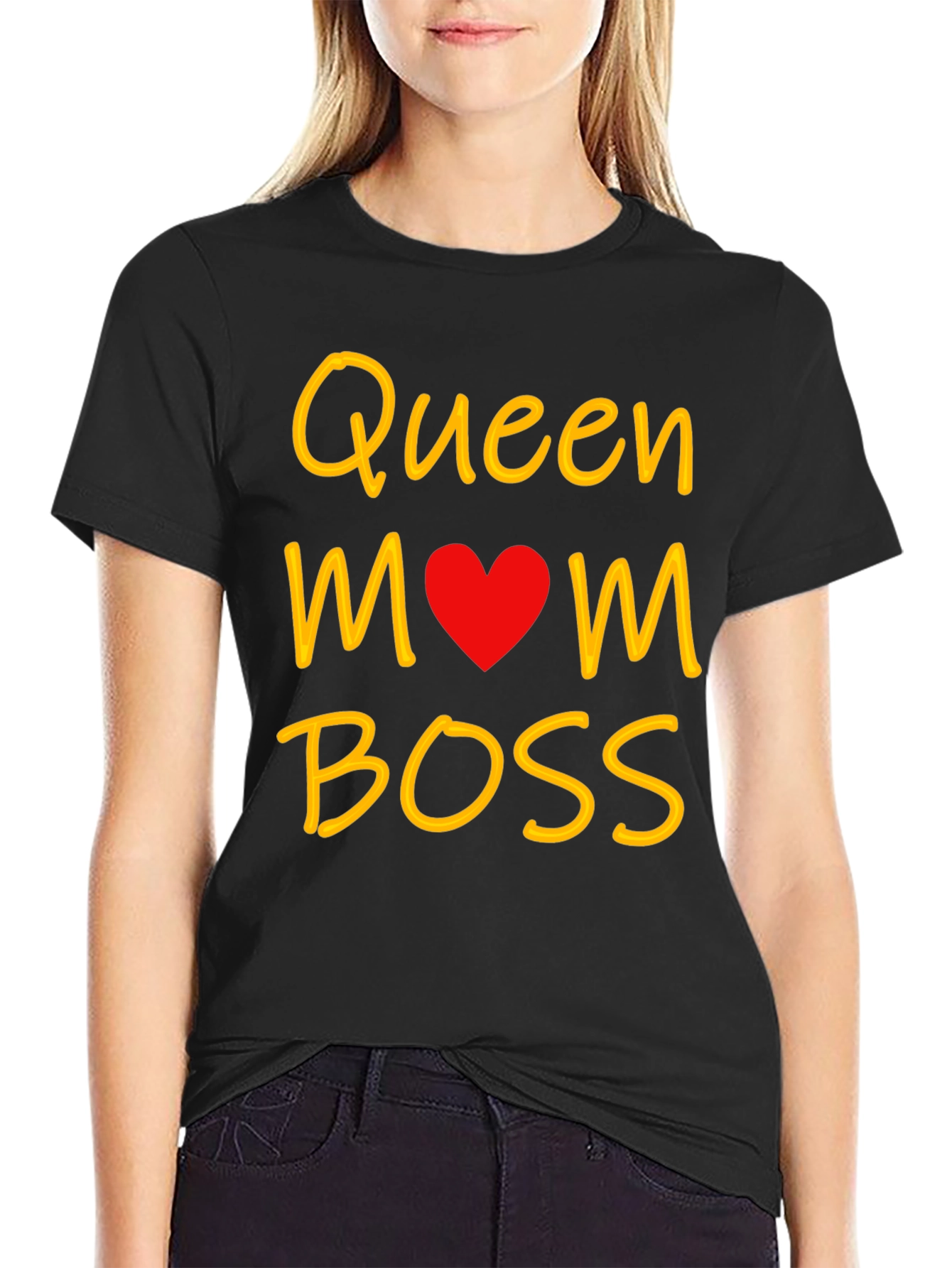 Queen Mom Boss Graphic T-Shirt