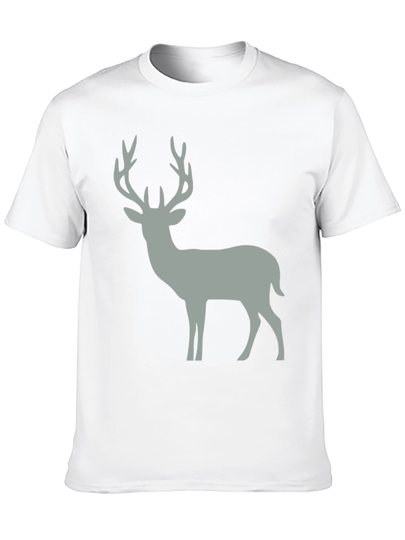 Deer Graphic Tee - Black