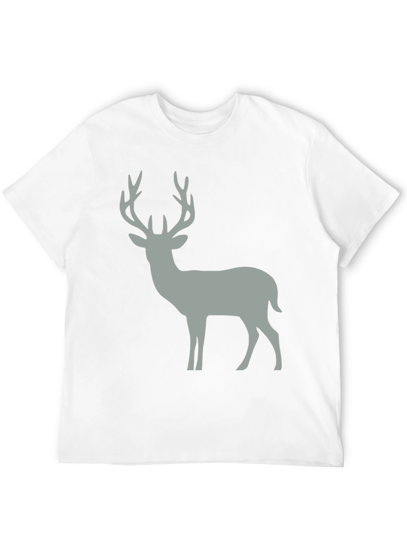 Deer Graphic Tee - Black