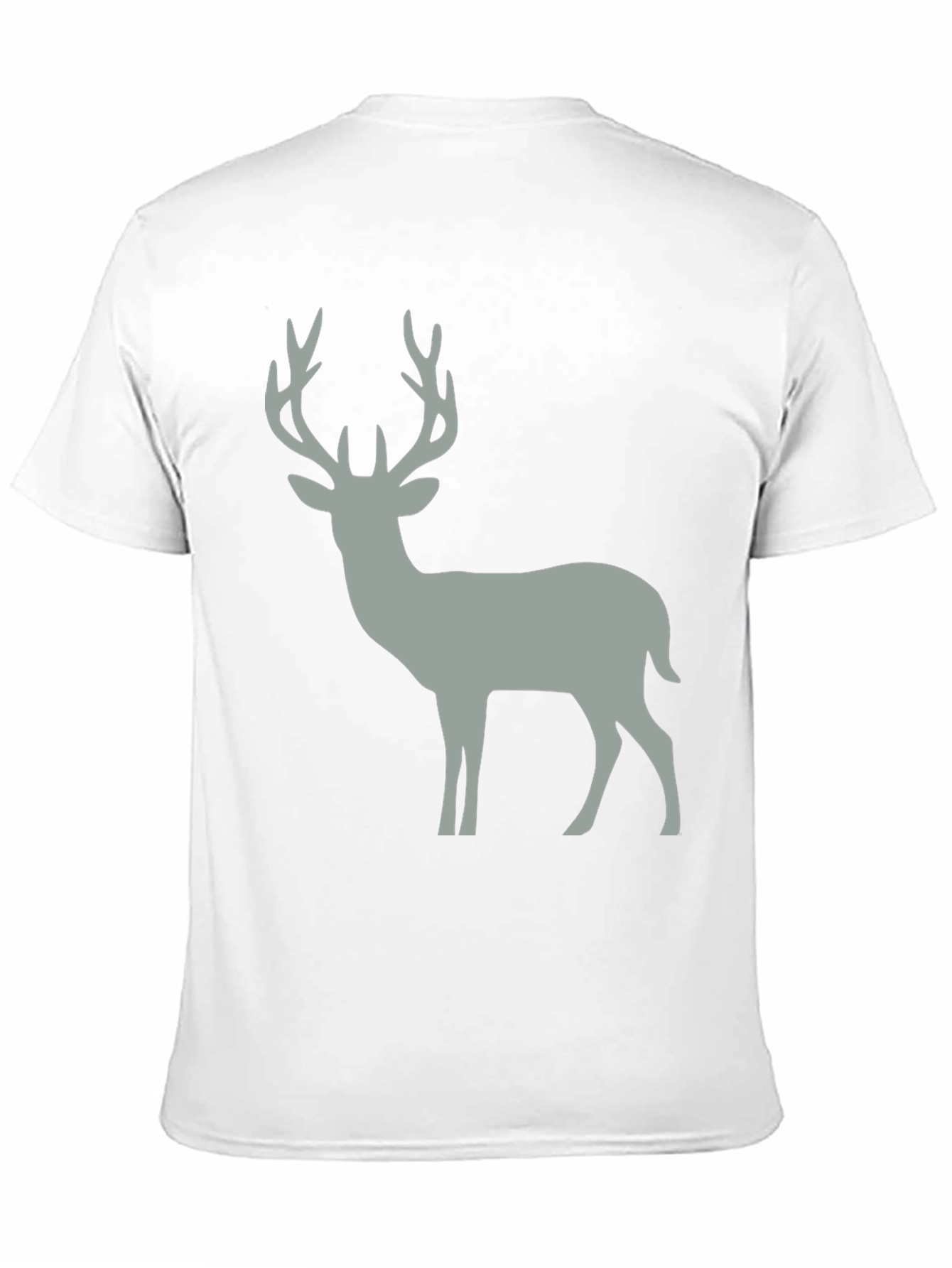 Deer Graphic Tee - Black
