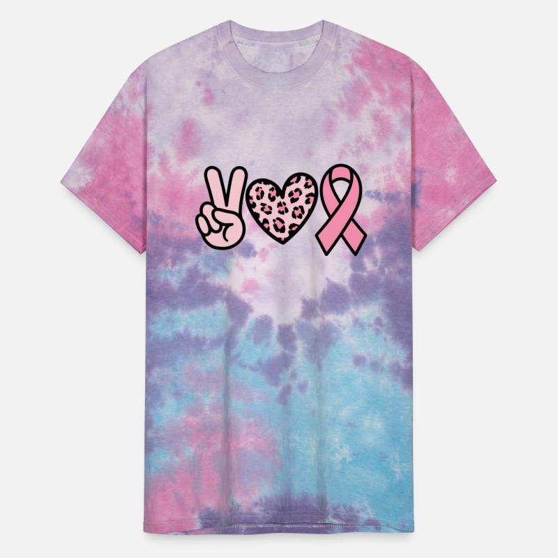Peace Heart Pink Ribbon Cancer Support