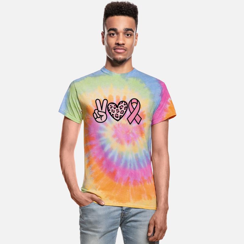 Peace Heart Pink Ribbon Cancer Support