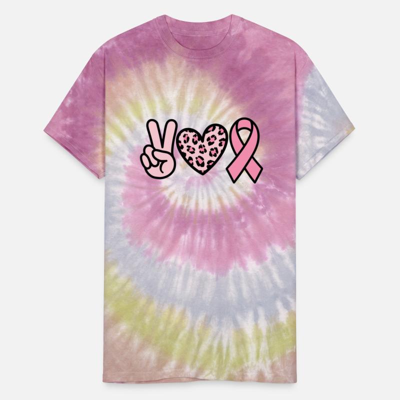 Peace Heart Pink Ribbon Cancer Support