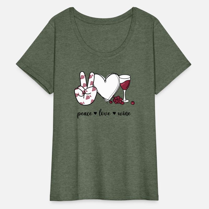 Peace Love Wine Peace Hand Sign Wine