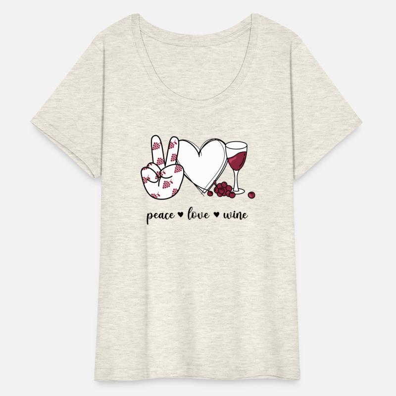 Peace Love Wine Peace Hand Sign Wine