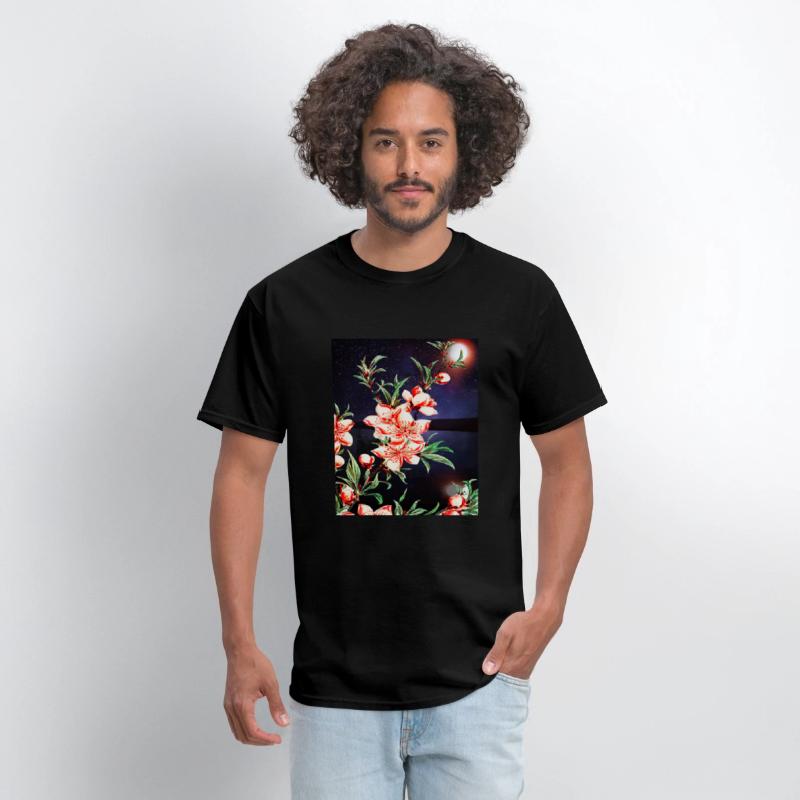 Peach tree blossoms with a beautiful background