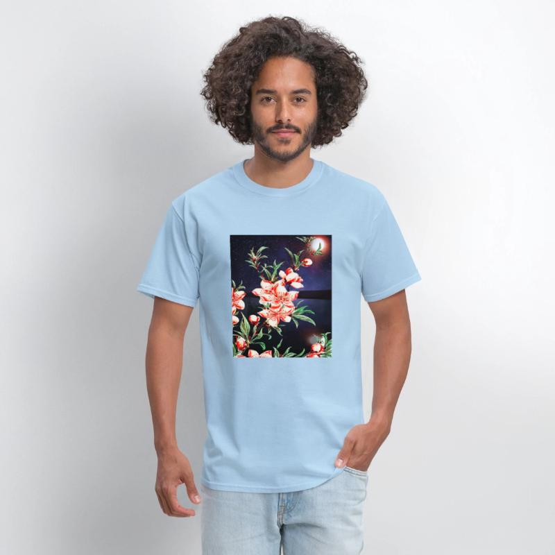 Peach tree blossoms with a beautiful background