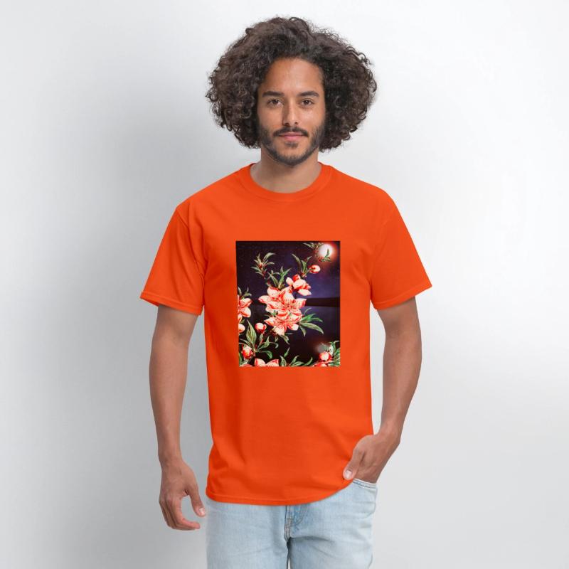 Peach tree blossoms with a beautiful background