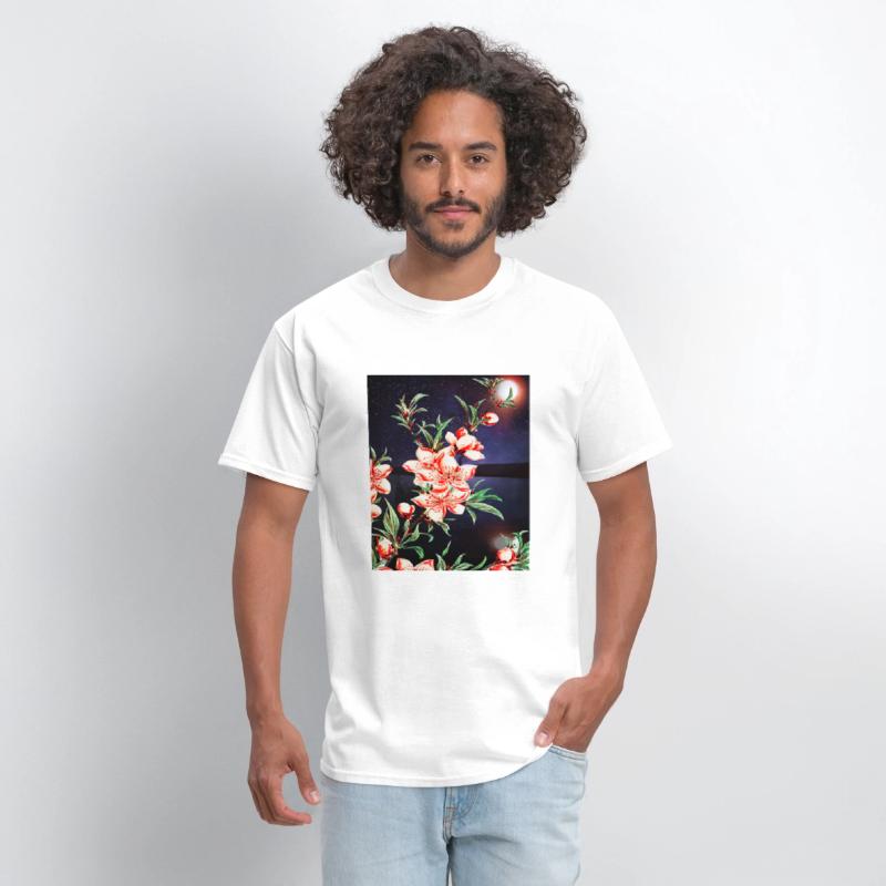 Peach tree blossoms with a beautiful background