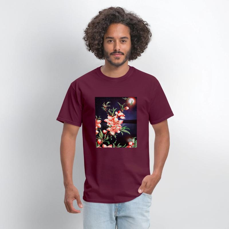 Peach tree blossoms with a beautiful background