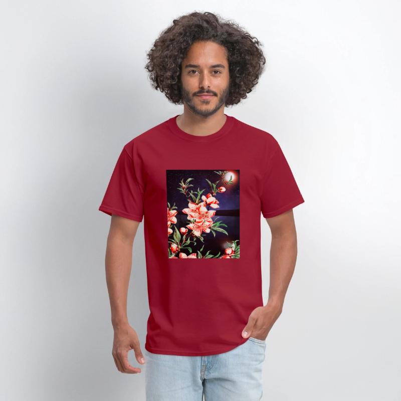 Peach tree blossoms with a beautiful background