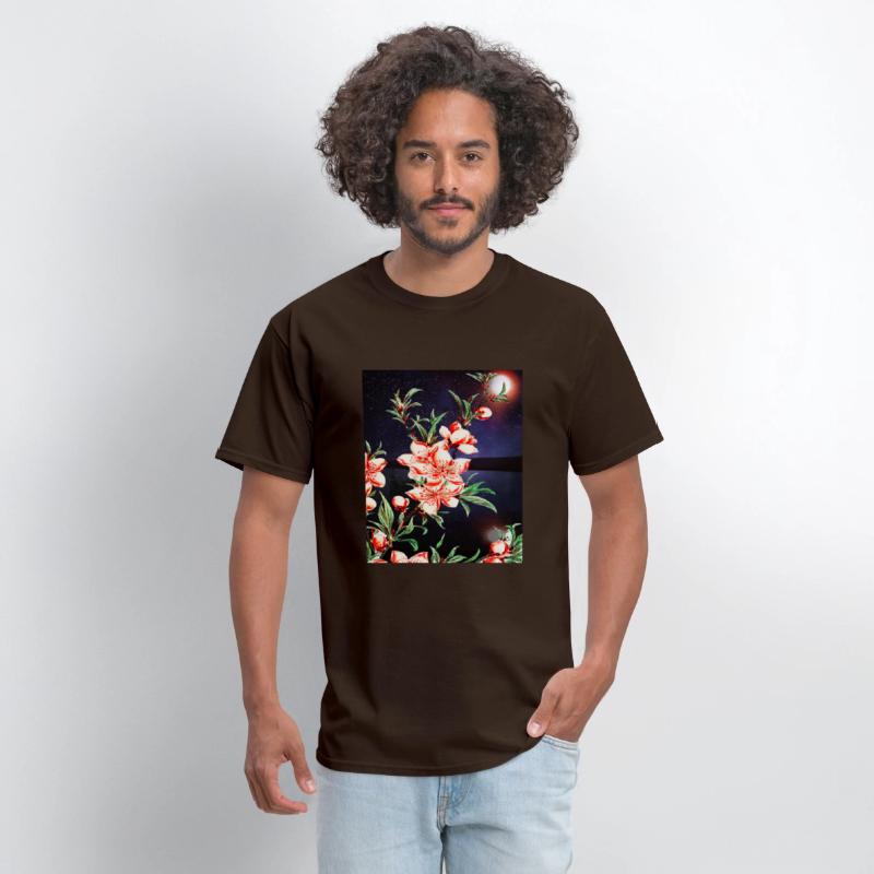 Peach tree blossoms with a beautiful background