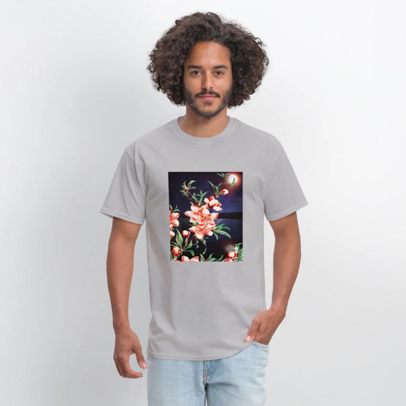 Peach tree blossoms with a beautiful background