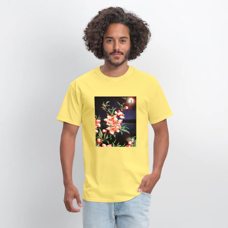 Peach tree blossoms with a beautiful background