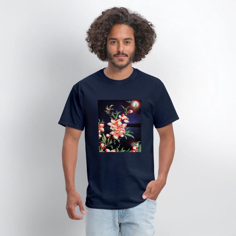 Peach tree blossoms with a beautiful background